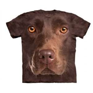 Idea regalo Big Face T-shirt Labrador – Large