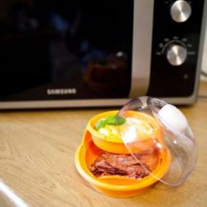 Idea regalo Set da micro onde Bacon & Eggs a 14 €
