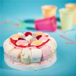 Idea regalo Torta di Marshmallow e Gommose alla Frutta