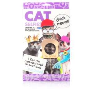 Idea regalo Set di adesivi per selfies felini