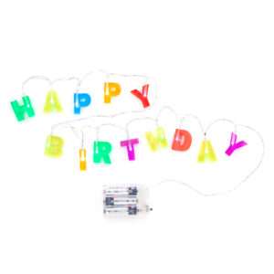 Idea regalo Scritta Luminosa: Happy Birthday