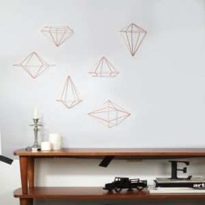 Idea regalo Decorazione da parete a forma di prismi