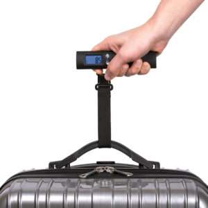 Idea regalo Bilancia per bagagli con torcia a LED e powerbank