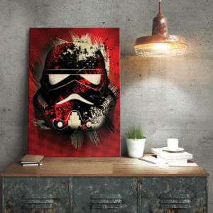 Regalo Poster di metallo Star Wars – Stormtrooper Splatter