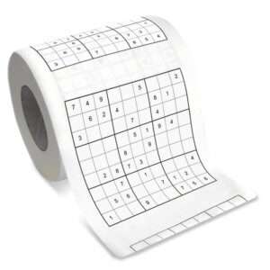 Idea regalo Carta igienica Sudoku