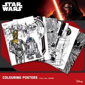 Regalo Poster da colorare Star Wars