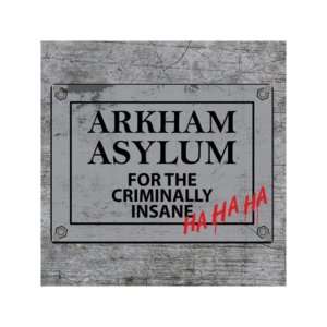 Idea regalo Targa Arkham Asylum (A5)
